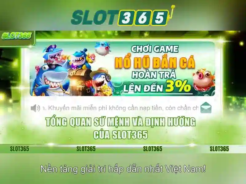 Slot365: Nền tảng cá cược trực tuyến hàng đầu Giao diện nhà cái hoàn hảo